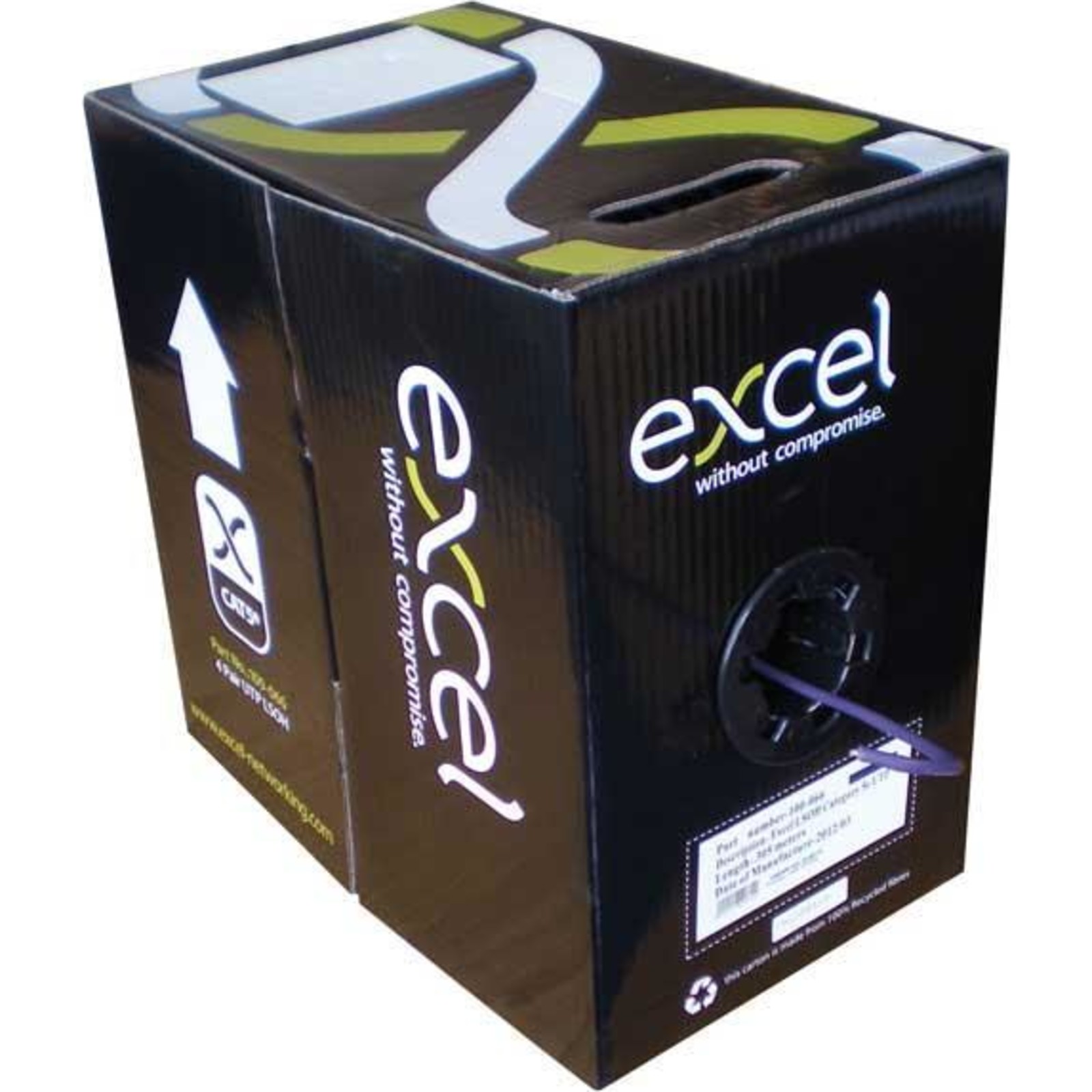 Excel CAT5E UTP 4Pair  Violet  305Mtr Box DCA