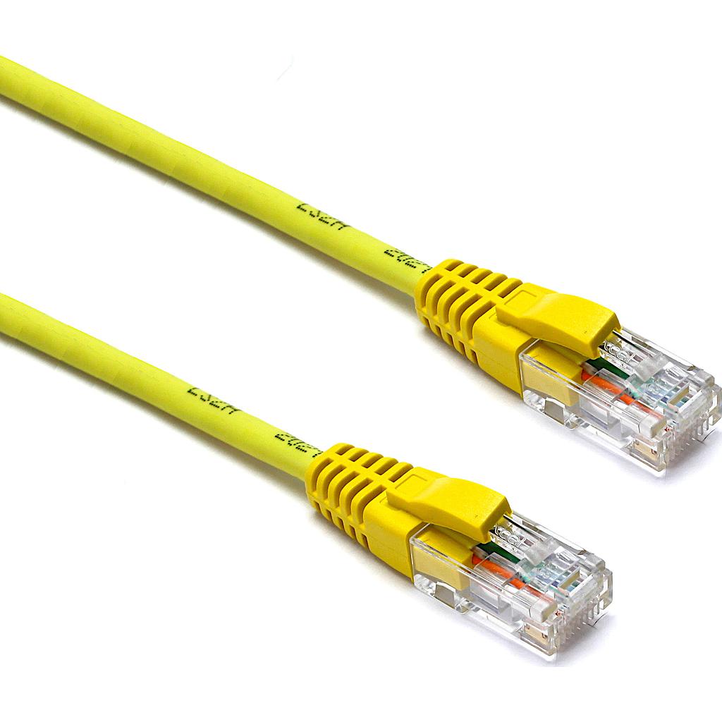 Excel CAT6 Patch Lead U/UTP LS0H Blade Booted 1MT - Yellow