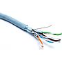 Excel Solid Cat6A Cable F/FTP LSOH CPR Euroclass Dca 500m Reel Ice Blue