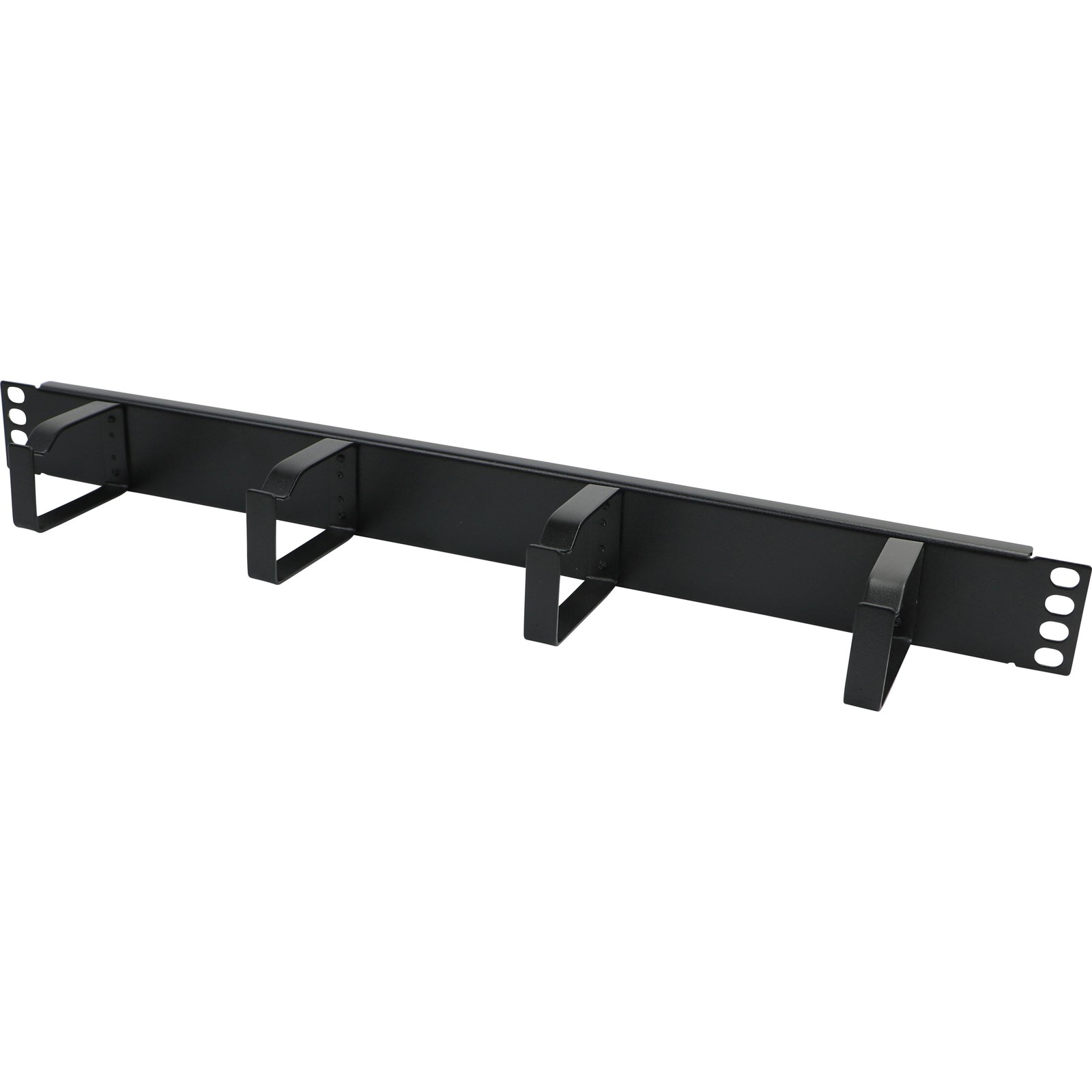Excel 1U Horizontal Cable Management (4 Metal Rings)