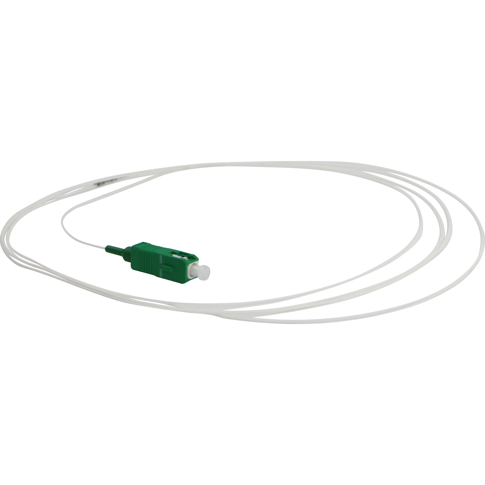 Excel Fibre Pigtail OS2 9/125 SC/APC Yellow 12-pack - 1MT