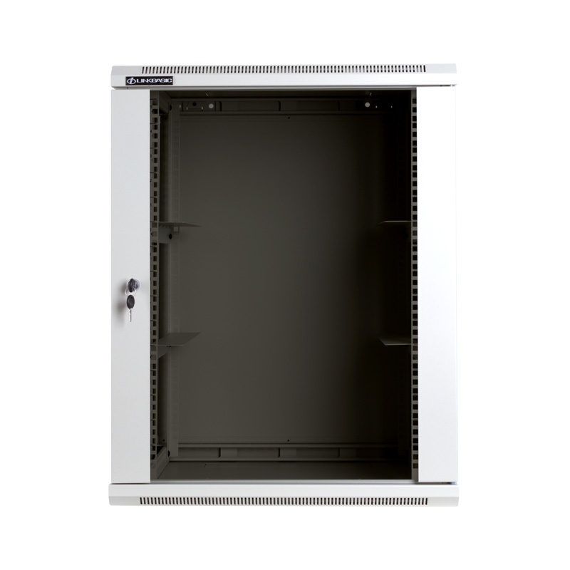 Linkbasic 15U Wall Mount Cabinet, 600mm Width by 600mm Depth, Grey [Flat Packed]