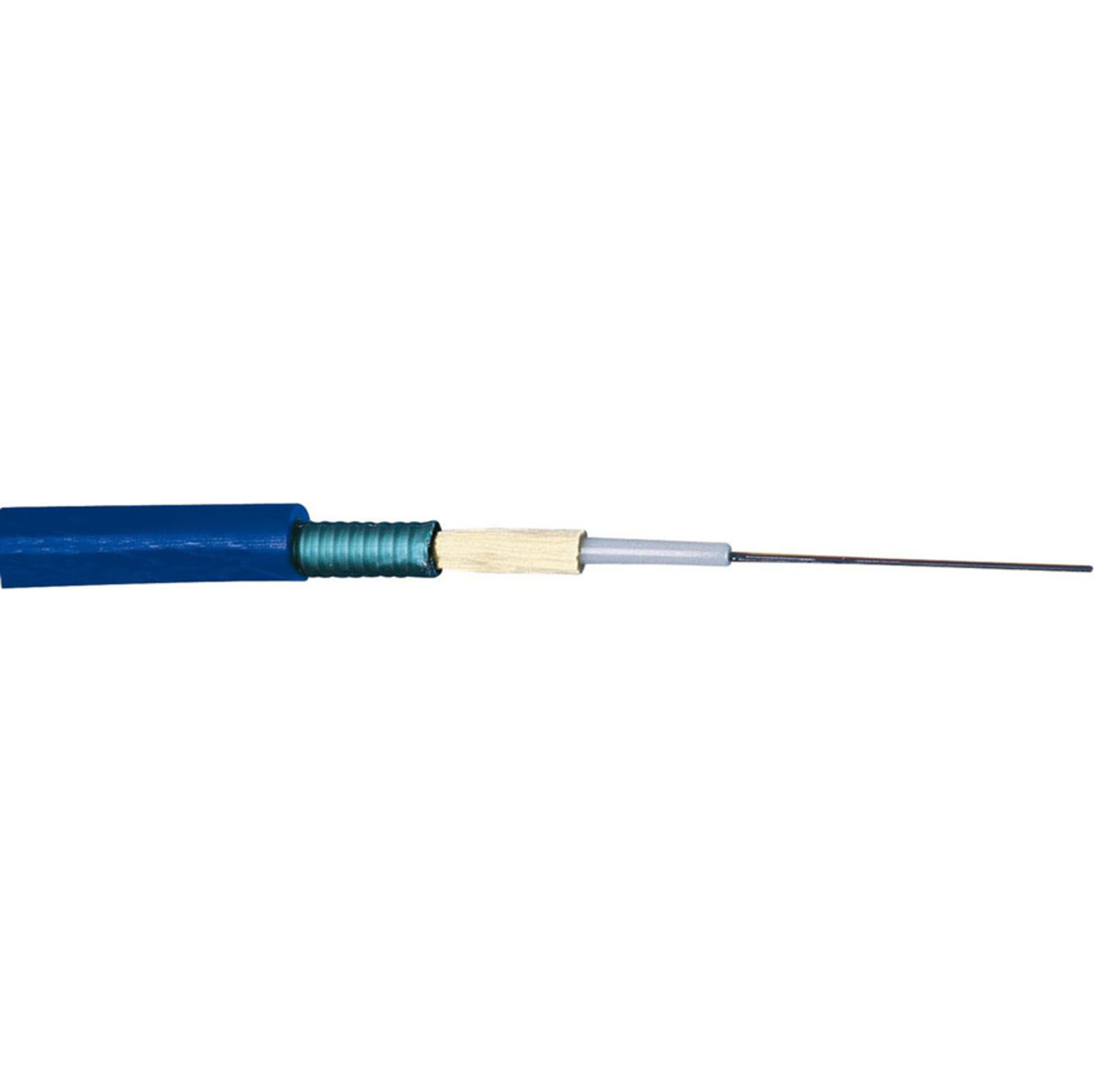 Excel OS2 Singlemode 9/125 24 Core Armoured CST Fibre Optic Cable Loose Tube Eca - Blue