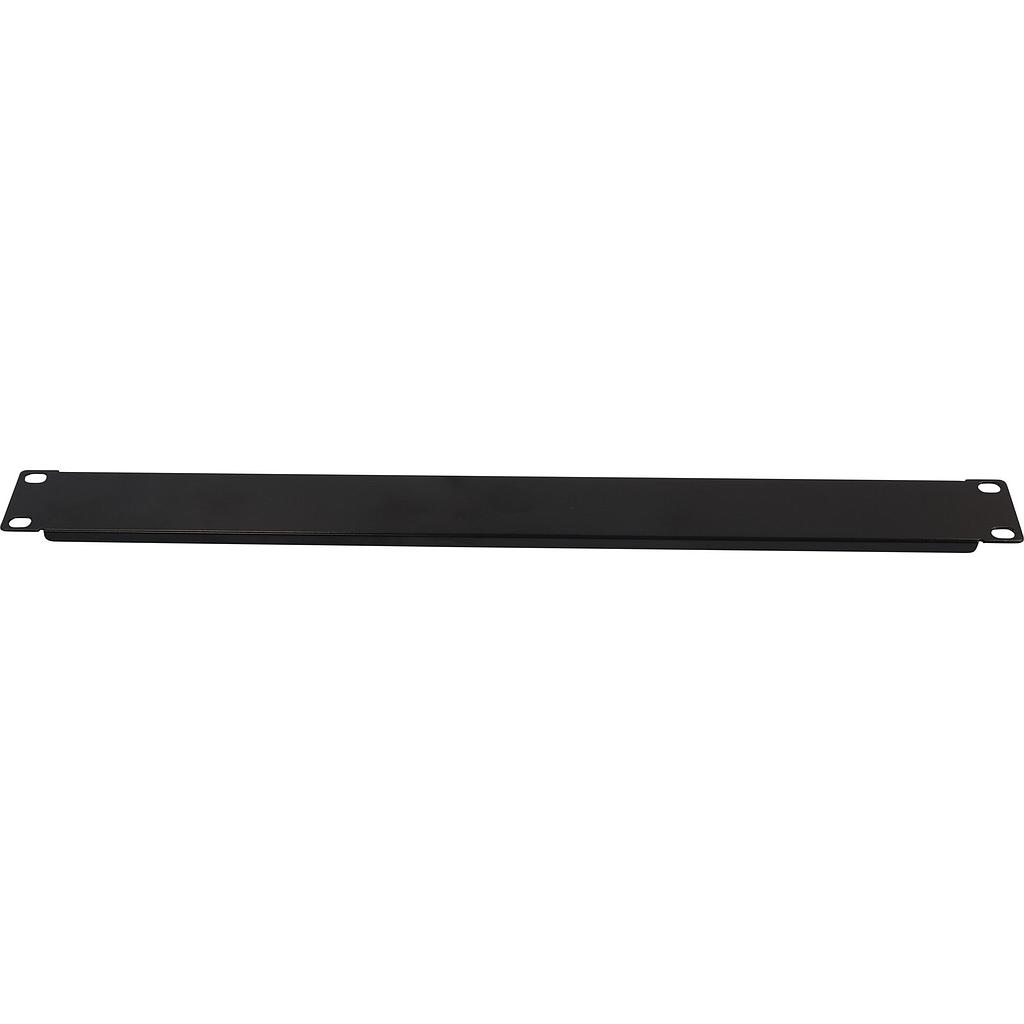 Excel 1U 19&quot; Horizontal Snap-in Blank Panel Black