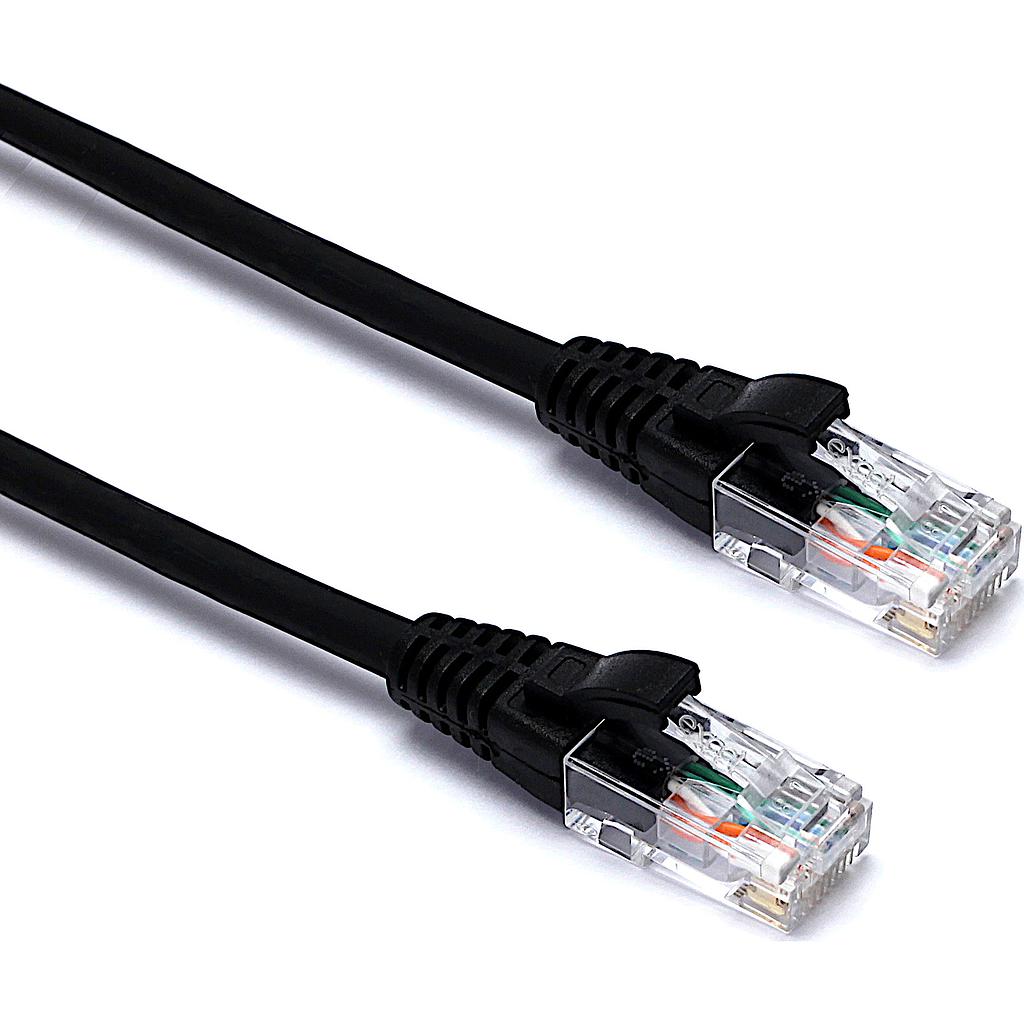 Excel CAT6 0.5m U/UTP LSZH Patch Lead Black