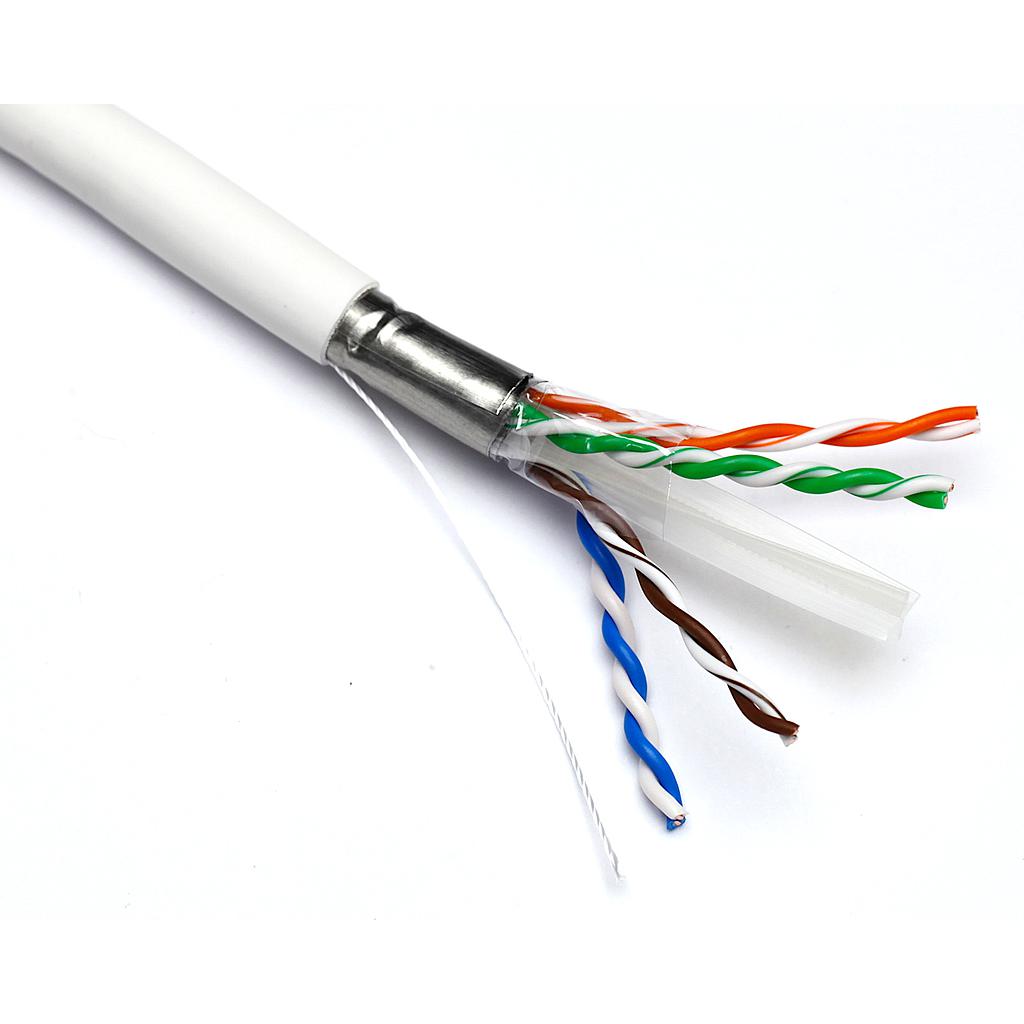 Excel CAT6A U/UTP, Cable LSZH, White, 500Mtr Reel