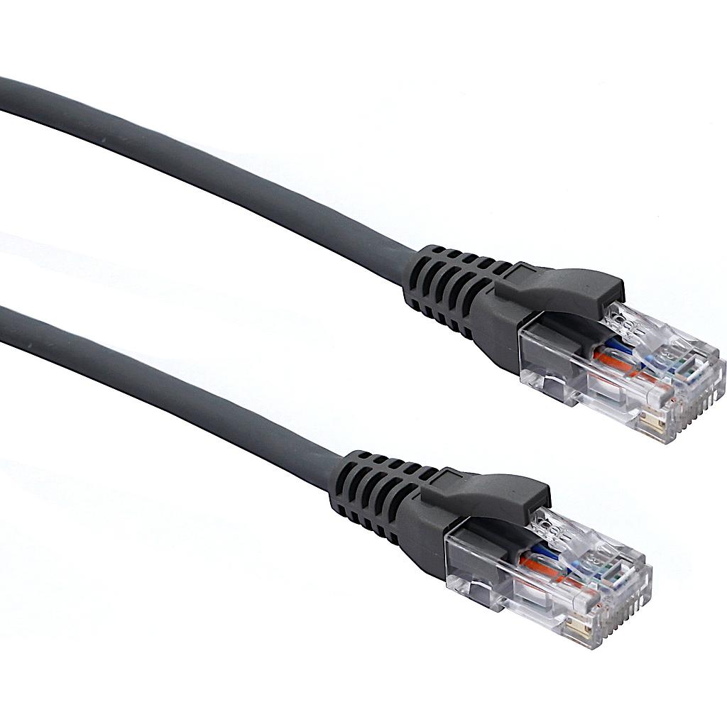 Excel CAT5E U/UTP Blade Patch Lead LSZH 15m Grey
