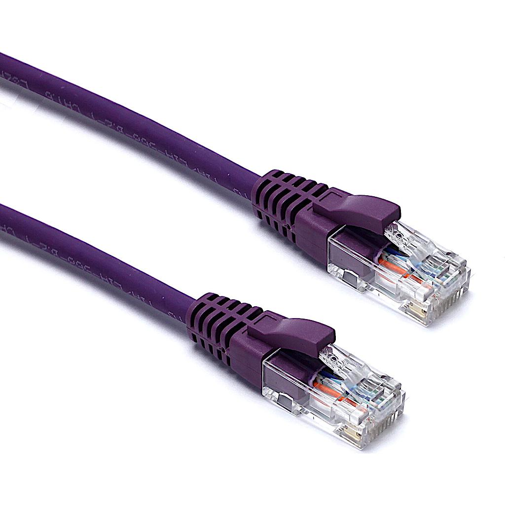 Excel CAT6 Patch Lead U/UTP LS0H Blade Booted 5MT - Violet