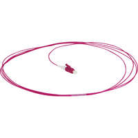 LC/UPC Pigtail | LSZH | Multimode OM4 | 0.9mm | 1MT | Erika Violet
