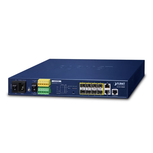 Planet 6-Port 100/1000X SFP + 2-Port 1G/2.5G SFP + 2-Port 10/100/1000T Managed Metro Ethernet Switch