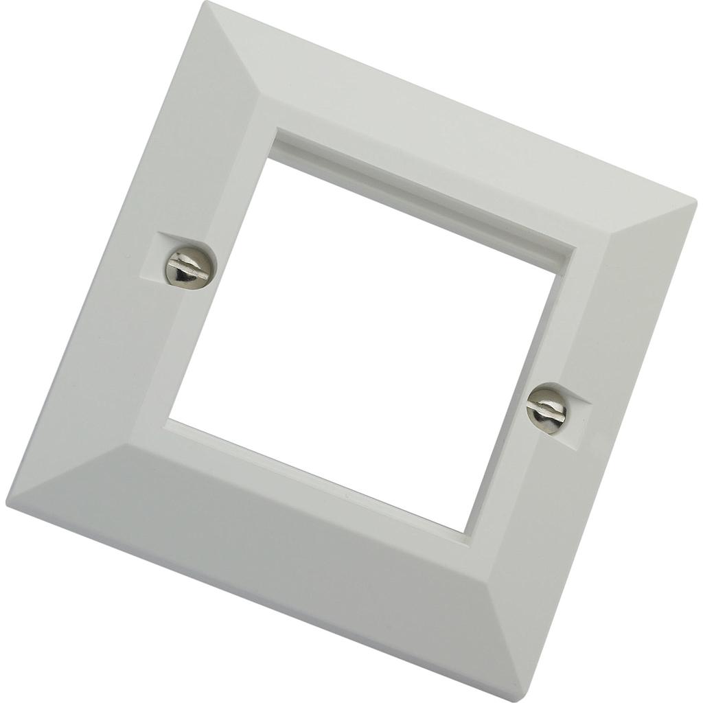 Excel Single Gang Bevelled Plate (W/O Blanks)