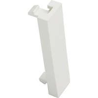 Excel Half Width (12.5mm) Blank Plate, White