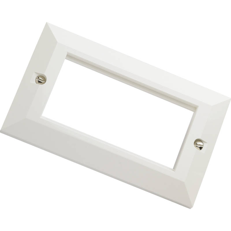 Excel Double Gang Bevelled Plate (W/O Blanks)