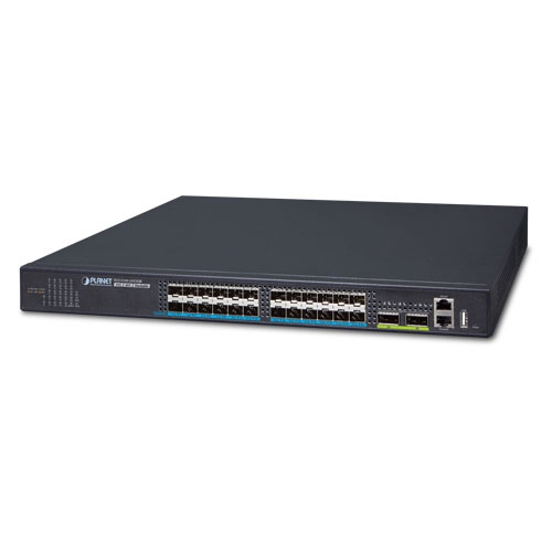 Layer 2+ 24-Port 10G SFP+ + 2-Port 40G QSFP+ Stackable Managed Switch