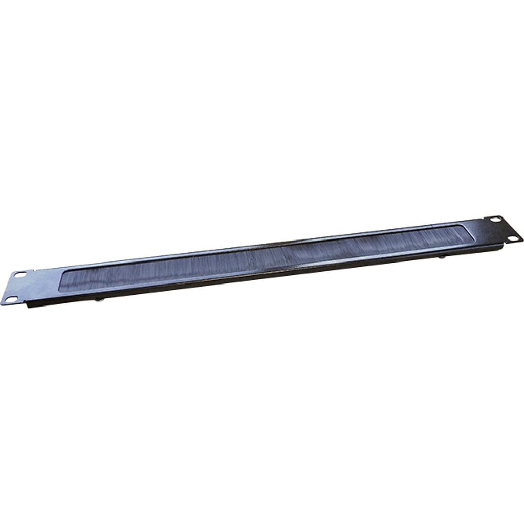 Excel 1U Horizontal Brush Strip Black