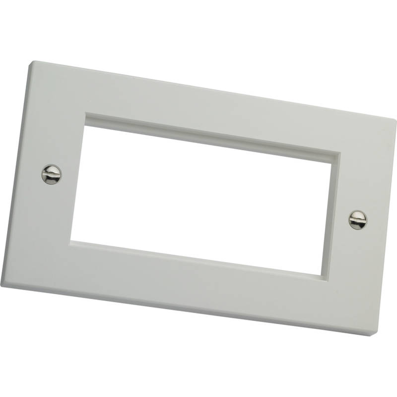 Excel Double Gang Flat Plate (W/O Blanks)