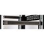 Excel 1U Horizontal Brush Strip Black