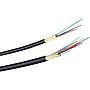 Excel Enbeam OM3 Multimode 50/125 6 Core Fibre Optic Cable Tight Buffered Cca - Black