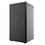 24U, Mirsan GTN Series Cabinet, Width 600mm, Depth 600mm, Ready Assembled, Black