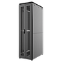 42U, Mirsan GTV Series Cabinet, Width 600mm, Depth 1000mm, Ready Assembled, Black [Front Single & Rear Double Open 63% Perforated Free Standing Cabinet]