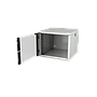 Mirsan 9U COM-BOX WTC Series Wall Mount Cabinet, 600mm Width by 600mm Depth, White [Flat Packed]