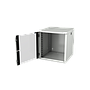 Mirsan 12U COM-BOX WTC Series Wall Mount Cabinet, 600mm Width by 600mm Depth, White [Flat Packed]