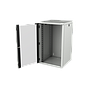 Mirsan 22U COM-BOX WTC Series Wall Mount Cabinet, 600mm Width by 600mm Depth, White [Flat Packed]