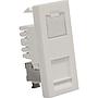 Excel Cat6A (FTP) Screened RJ45 Euro Module White
