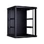 Linkbasic 12U Wall Mount Cabinet, 600mm Width by 600mm Depth, Black [Flat Packed]