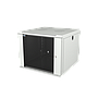 Mirsan 9U COM-BOX WTC Series Wall Mount Cabinet, 600mm Width by 600mm Depth, White [Flat Packed]