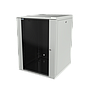 Mirsan 18U COM-BOX WTC Series Wall Mount Cabinet, 600mm Width by 600mm Depth, White [Flat Packed]
