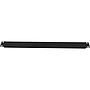 Excel 1U 19" Horizontal Snap-in Blank Panel Black