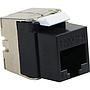 Excel CAT6A UTP Low Profile Keystone Jack Toolless - Black