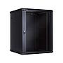 Linkbasic 15U Wall Mount Cabinet, 600mm Width by 600mm Depth, Black [Flat Packed]