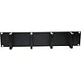 Excel Cable Management Bar 2U 4 Vertical Metal Hoops 65mm Black