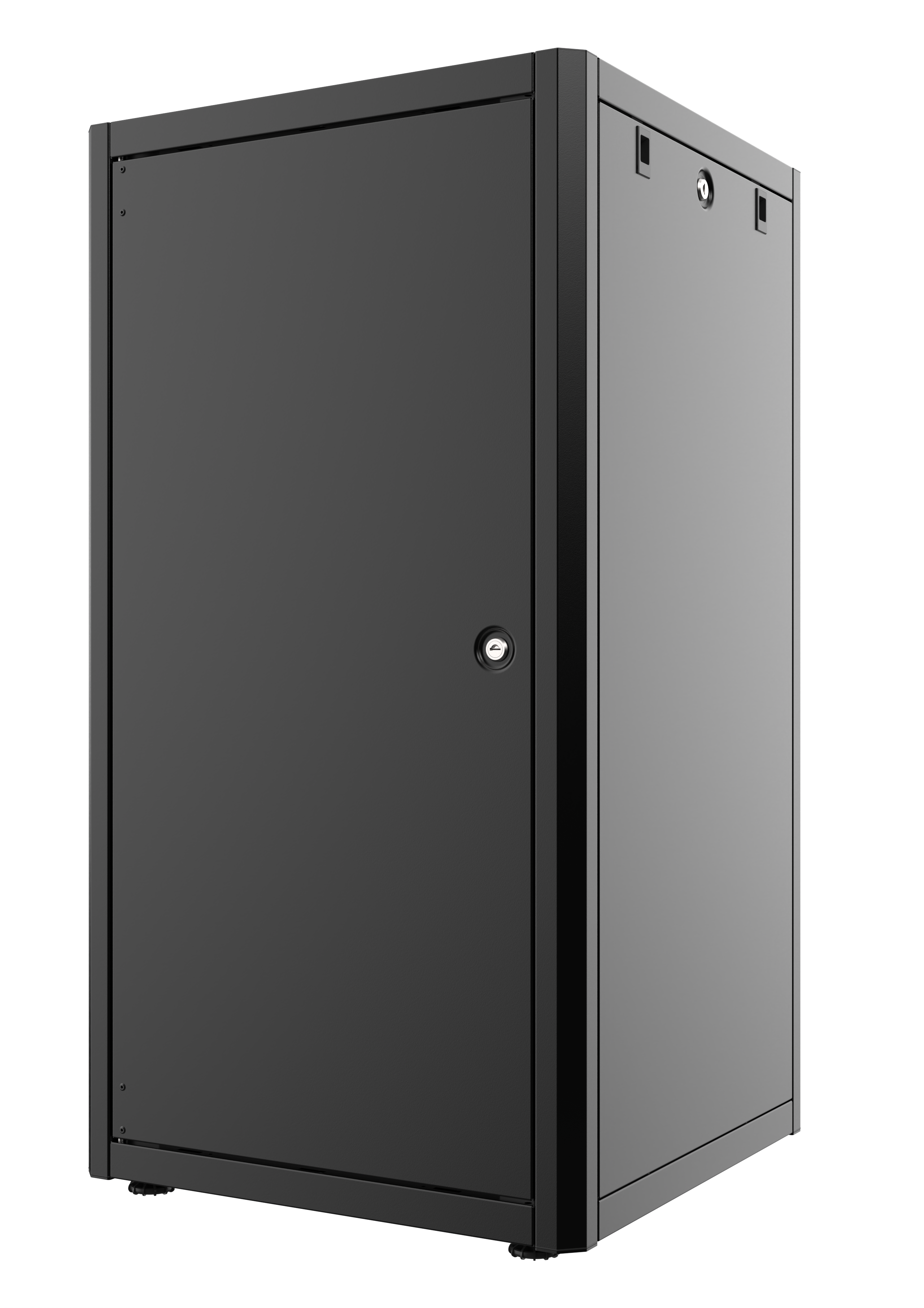 22U, Mirsan GTN Series Cabinet, Width 600mm, Depth 600mm, Ready Assembled, Black
