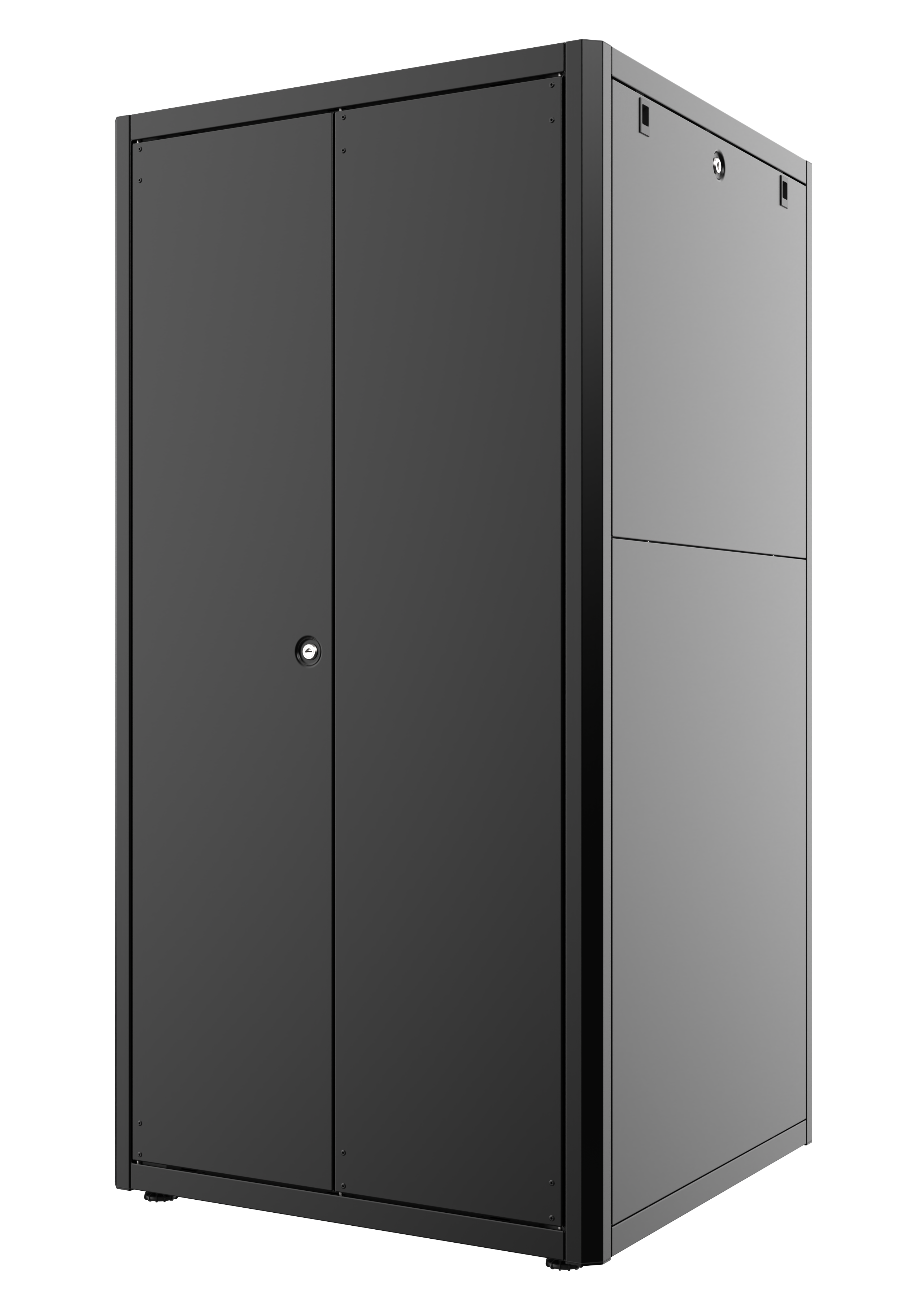 32U, Mirsan GTN Series Cabinet, Width 800mm, Depth 800mm, Ready Assembled, Black
