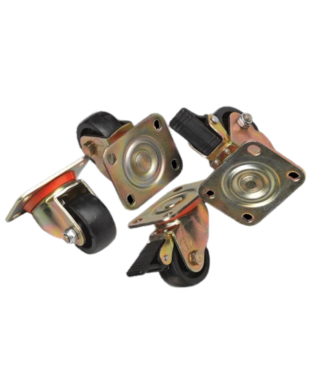 GTV &amp; DCN Series Free Standing Type Caster Group, 4-Point Connection1set= 4pcs. (2 C/W Brakes)