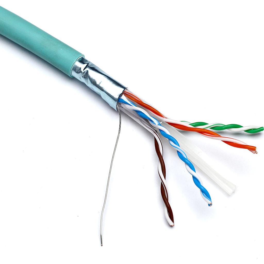Excel CAT6 Cable F/UTP Dca LS0H 305m Reel - Green