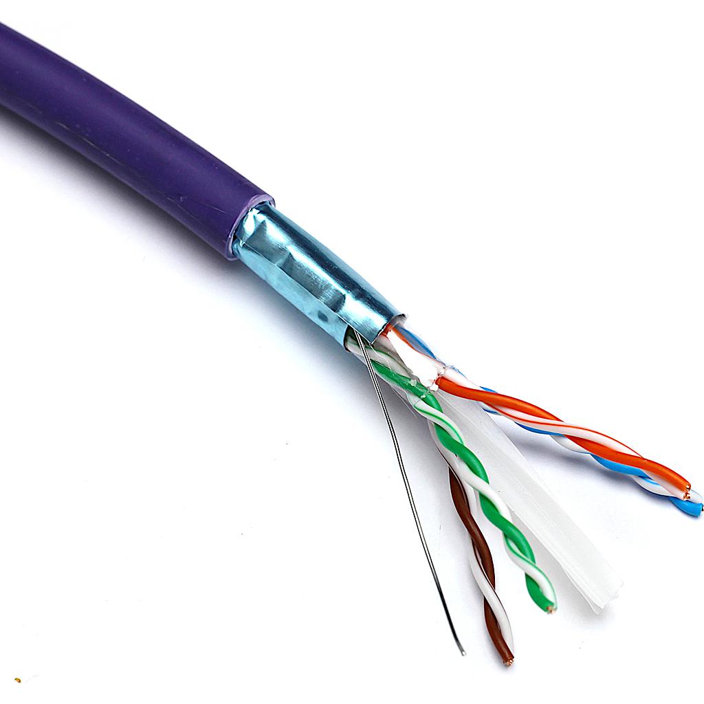 Excel CAT6 Cable F/UTP Dca LS0H 305m Reel - Violet