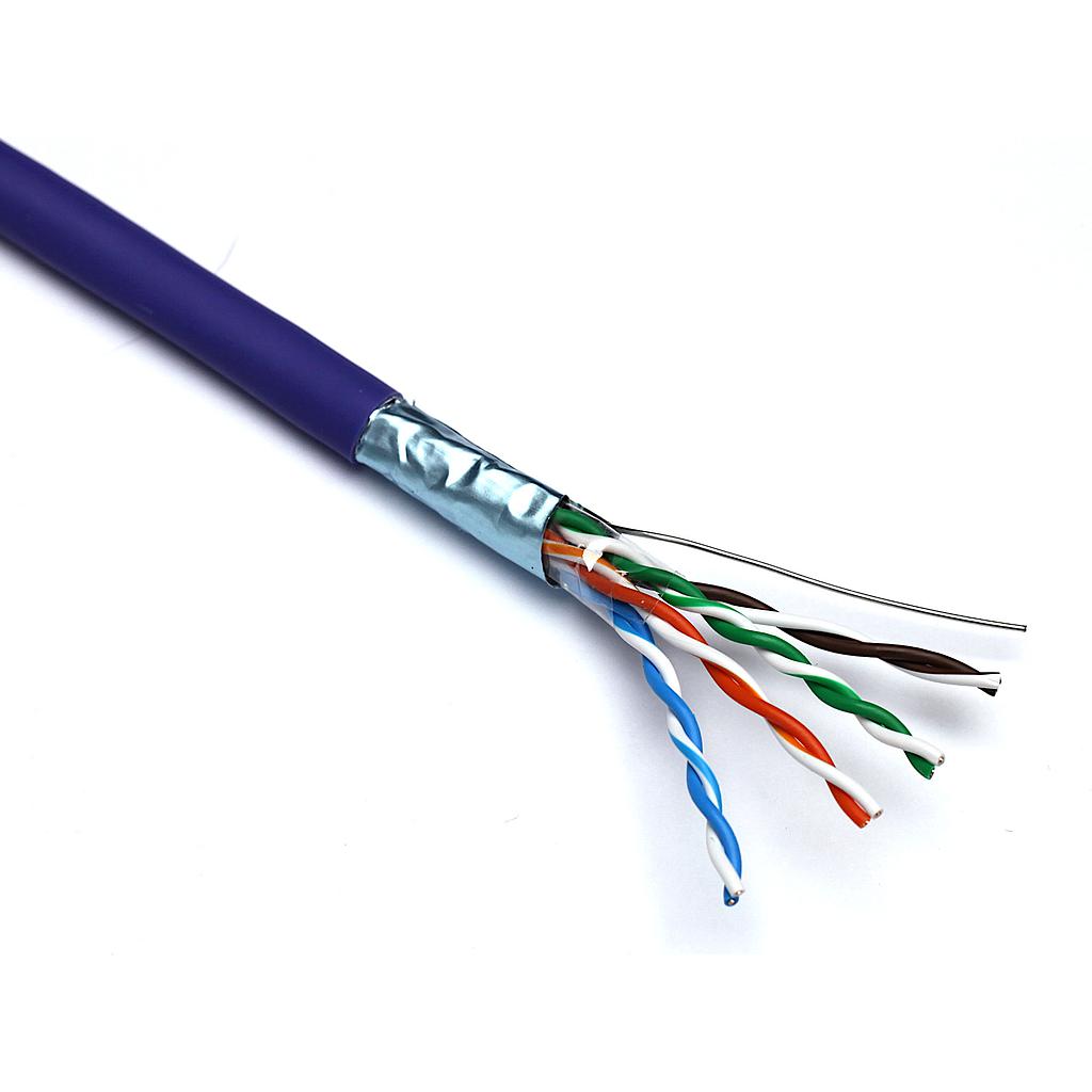 Excel CAT5E Cable F/UTP Dca LS0H 305m Reel - Violet