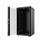 22U, Mirsan GTN Series Cabinet, Width 600mm, Depth 600mm, Ready Assembled, Black