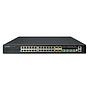 Layer 3 24-Port 10/100/1000T 802.3at PoE with 4-port shared 100/1000X SFP + 4-Port 10G SFP+ Stackable Managed Gigabit Switch (370W, Multicast Routing: PIM-DM/SM, DVM RP)