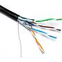 Excel CAT6A Cable U/FTP External Grade Fca PE 500m Reel - Black